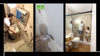 🚿💫 TRANSFORMACIÓN de un BAÑO Pequeño y Antiguo 🛁✨  Reforma Completa Paso a Paso 🔨🧼 [upl. by Franzoni]