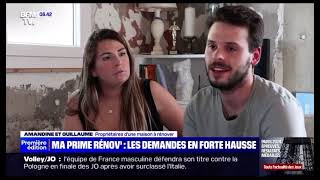 Ma Prime Rénov forte hausse des demandes par les particuliers pour rénover leur logement [upl. by Dranyar670]