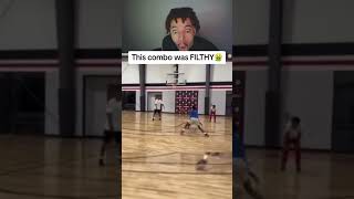 Bro got hit with EVERY MOVE 😭🎒 nba goviral basketball trending ballislife shortvideo short [upl. by Latsirc958]