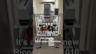 The Reveal of My New Ricoma Multineedle Embroidery Machine [upl. by Zehe351]