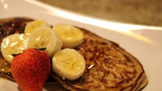 Hot Cakes de Avena y Platano PanCakes La Vainilla Recetas [upl. by Aisel]