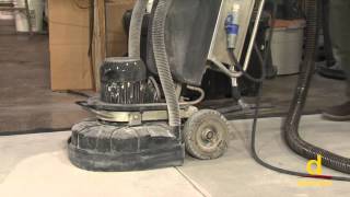 Concrete Surface Preparation using Diamond Grinding Machine [upl. by Babbette299]