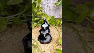 DIY Back Flow Incense Burner  DIY Clay Incense Holder viralshorts trendingshorts clayart diy [upl. by Eatnhoj]