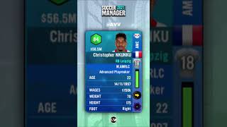 Christopher Nkunku Soccer Manager Evolution SM18SM22 [upl. by Ennirok]