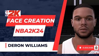 NBA 2K24 Deron Williams Face Creation [upl. by Favrot]