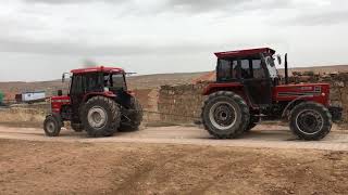 Massey 285 s Tümosan 8075 çekişmesi [upl. by Bron]