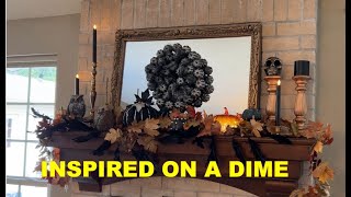 Decorate Halloween Mantle Pottery Barn and Grand Inroad Inspiration [upl. by Atsocal]