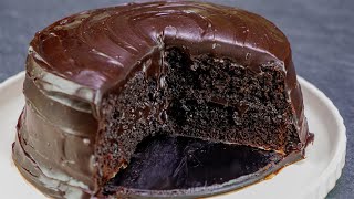 Super Moist Chocolate Banana Cake with a Super Rich Chocolate Frosting [upl. by Adlecirg]