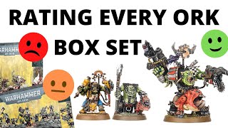 Rating EVERY Warhammer 40K Orks Box Set  Every Ork Codex Kit Reviewed [upl. by Azriel]