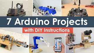 7 Arduino Projects with DIY Instructions [upl. by Enert]