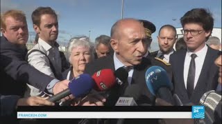 Calais migrant crisis Interior minister Gérard Collomb [upl. by Evangelina]