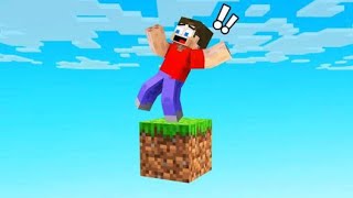 Minecraft one block minecraft 100 days in one block skyblock [upl. by Kara-Lynn]