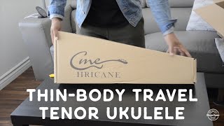 Hricane Thinbody Travel Tenor Ukulele [upl. by Sloan]