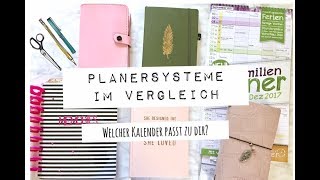 Planersysteme im Vergleich  TAG  Welcher Kalender passt zu Dir  deutsch  planenaufpapier [upl. by Ostraw]