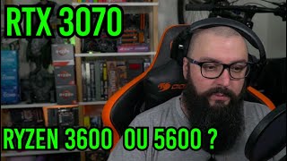 RTX 3070 Gargala com Ryzen 3600 [upl. by Ivad]