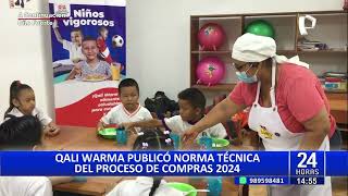 Qali Warma publican norma técnica del proceso de compras 2024 [upl. by Urba943]