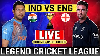 Live Legends Cricket League 2024 India Legends vs England Legends Match1  Today Live Cricket Match [upl. by Damian61]