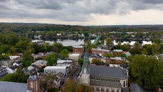 Take 5 Flying around Lambertville and New Hope [upl. by Nosyerg]