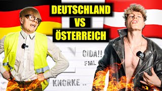 DEUTSCHLAND vs ÖSTERREICH 🇩🇪🇦🇹 Dialekt sprechen ANLEITUNG [upl. by Nahtanohj]