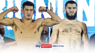 BETERBIEV VS BIVOL 🔥  FULL WEIGHIN [upl. by Alvinia]