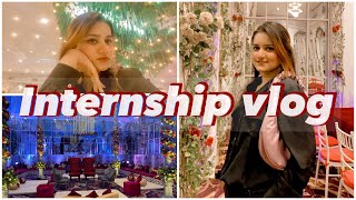 A day in a life of an event management intern  internship vlog  wedding event [upl. by Brelje]