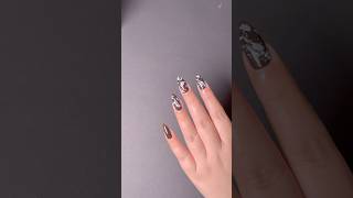 Easy Nail Art Design at Home 🏡 Without any tool ✨💅🎀shorts nailart naildesign youtubeshorts [upl. by Akitnahs504]