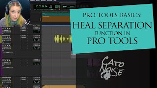 Pro Tools Basics Using The Heal Separation Function [upl. by Yrelle201]