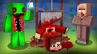 Why MUTANT Mikey WANT to KILL JJ with a GUILLOTINE in Minecraft Challenge  Maizen [upl. by Thgiwd]