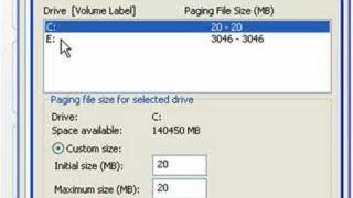 Virtual Memory Setting Your PageFile [upl. by Euqinemod]