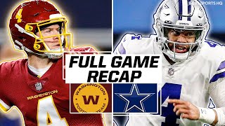 Dak Prescott Cowboys hang 56 POINTS on Washington Football Team  CBS Sports HQ [upl. by Aimaj]