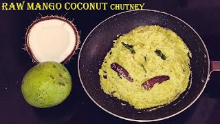 Raw Mango Coconut Chutney Recipe  Shorts [upl. by Anonyw460]