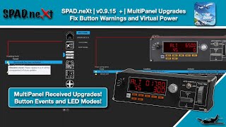 MSFS  SPADneXt  v0915   MultiPanel Upgrades and Fixes [upl. by Bonine694]