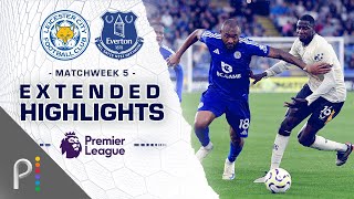 Leicester City v Everton  PREMIER LEAGUE HIGHLIGHTS  9212024  NBC Sports [upl. by Brady888]