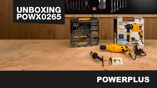 POWERPLUS  POWX0265 klopboormachine Unboxing [upl. by Ealasaid]