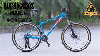 Unbox Marin bobcat trail 3 blue colour Marin bikes Vietnam  Overmore [upl. by Nnylsor484]