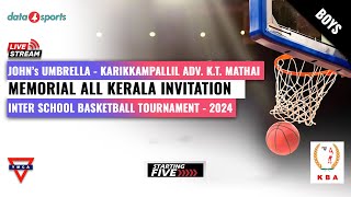 ST EPHREMS VS ST JOSEPHS ALPY  BOYS  ADV KT MATHAI MEMORIAL BASKETBALL TOURNAMENT  LIVE [upl. by Esilegna662]