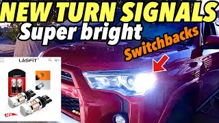 HOW TO INSTALL LASFIT LED SWITCH BACK TURN SIGNAL LIGHTS ON 2022 TOYOTA 4RUNNER [upl. by Karlik]