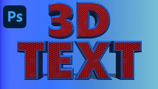 Photoshop 3D Text 2024  How to make 3D Text in Photoshop 2024 [upl. by Harwilll426]