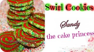 Swirl Cookies  Spiralkekse  Rezept  Sandy the Cake Princess  Christmas Cookies [upl. by Ettelrac]