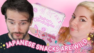 ☆ Japan Candy Box Unboxing and Taste Test of Japanese Snacks ☆ [upl. by Wolford]