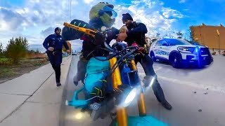 ANGRY amp COOL COPS vs BIKERS  POLICE vs MOTORCYCLE 2023 [upl. by Ahcsropal]