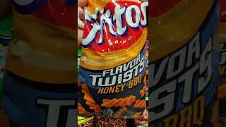 Fritos Flavor Twists Honey BBQ asmr crispychips delicioussnacks shortvideo satisfyingasmr [upl. by Jarus561]