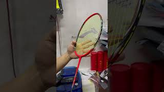 Raket Lining Blade X 800  Senar Yonex BG 66 Ultimax JP tarikan 27 LBS anugerahsports [upl. by Ellemac]