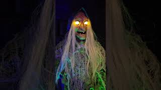 Lowes Halloween 2024 55ft Animated Seaweed Sea Witch Animatronic 17906 ad loweshalloween [upl. by Ahtennek]