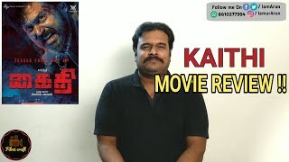 Kaithi 2019 Movie Review by Filmi craft Arun  Karthi  Narain  Lokesh Kanagaraj [upl. by Ethyl]