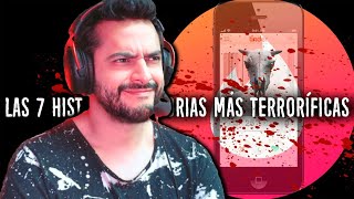 DROSS 7 HISTORIAS MÁS TERRORÍFICAS Y TÉTRICAS DE TINDER REACCIÓN [upl. by Miah]