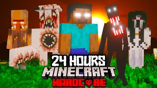 I Survived 24 Hours in the SCARIEST MODPACK in Minecraft Hardcore [upl. by Asle]