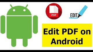 How to Edit PDF file on Android Using Adobe Fill amp Sign Android App [upl. by Shaia]