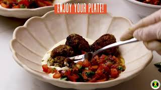 Easy Greek Lentil Meatballs Recipe  Vegetarian amp GlutenFree Meatballs [upl. by Katsuyama]