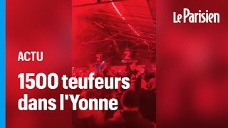 Une raveparty du Nouvel An réunie plus d’un millier de personnes dans lYonne [upl. by Syned]